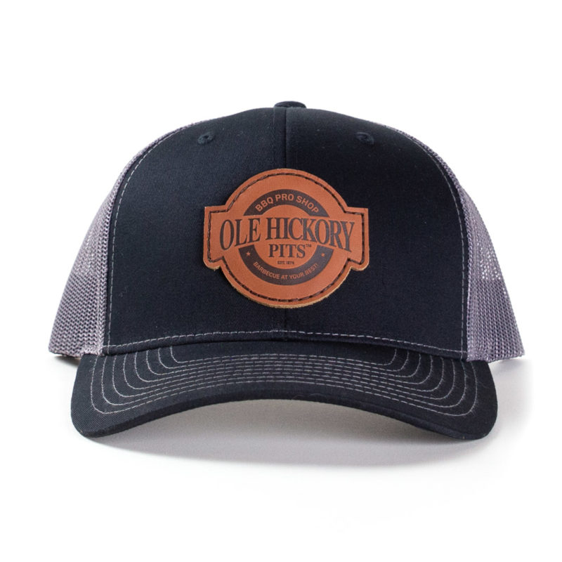 Leather Patch Hat - Ole Hickory Pits